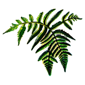 Fern Tropical Leaf PNG Rcs86 PNG