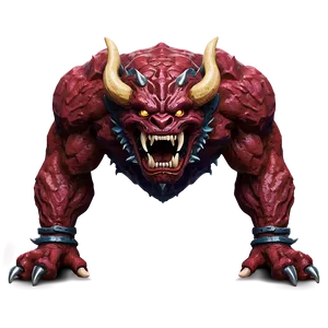 Ferocious Oni Roar Png Owo PNG image