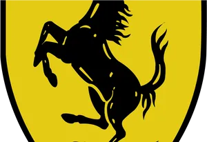 Ferrari Prancing Horse Logo PNG image