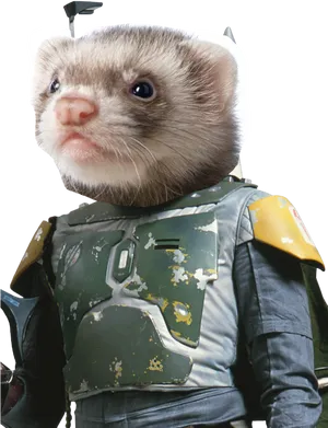 Ferret Bounty Hunter Cosplay PNG