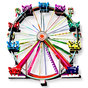 Ferris Wheel D PNG image