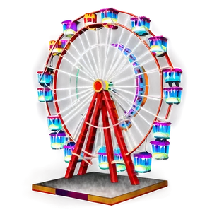 Ferris Wheel In Amusement Park Png 06122024 PNG image