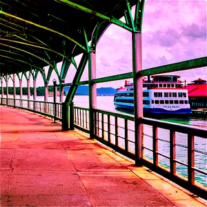 Ferry Terminal Graphic PNG 06252024