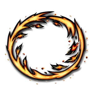 Fervent Fire Circle Art PNG 06272024 PNG
