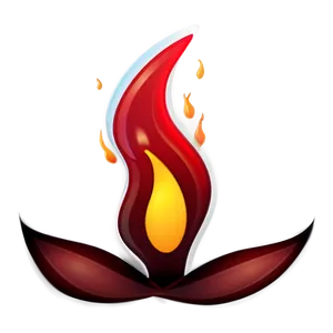Fervent Fire Emoji Illustration Png Ndo44 PNG image