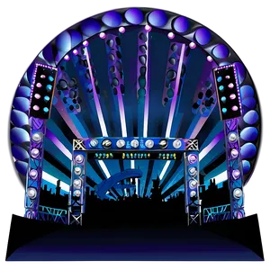 Festival Concert Stage At Dusk Png 83 PNG image