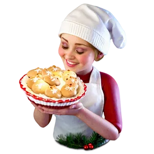 Festive Baker PNG 36