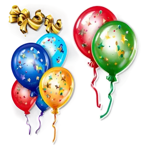 Festive Balloon Sticker Png Tks PNG image