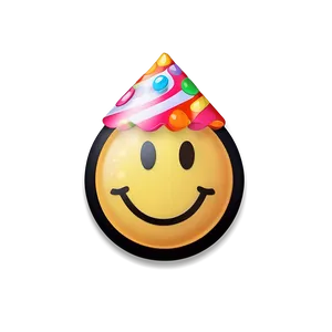 Festive Birthday Emoji Png Mpe90 PNG image