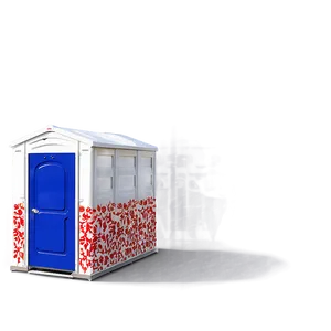 Festive Blue Porta Potty Png 86 PNG image