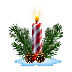 Festive Candle Light PNG 79