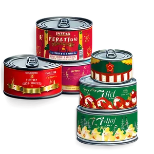 Festive Canned Food Selections PNG 23 PNG