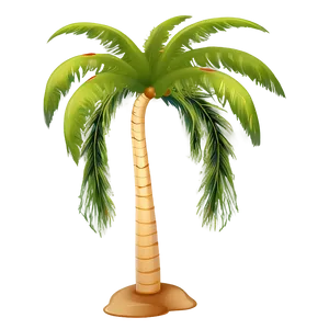 Festive Cartoon Palm Tree PNG 52 PNG