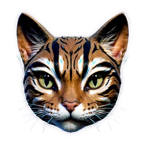 Festive Cat Head Decoration PNG 9 PNG