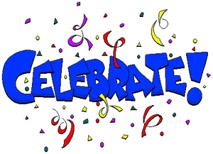 Festive Celebrate Word Art