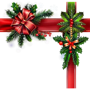 Festive Christmas Banners PNG 06122024
