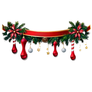 Festive Christmas Banners PNG Cgq