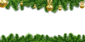 Festive Christmas Border Decoration.jpg PNG image