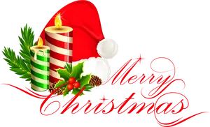 Festive Christmas Greeting PNG image