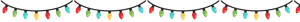 Festive Christmas Lights Banner