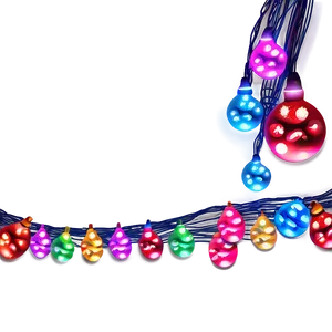 Festive Christmas Lights PNG Ody