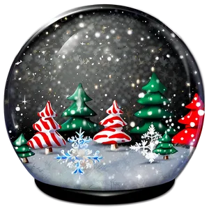 Festive Christmas Snow Globe PNG Pvg PNG