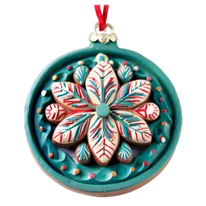 Festive Clay Decorations PNG Eyr71
