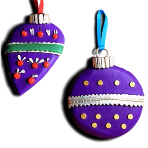 Festive Clay Decorations PNG Jnb83