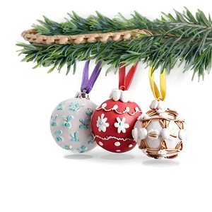 Festive Clay Decorations PNG Sdn