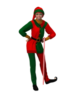Festive Elf Costume Woman