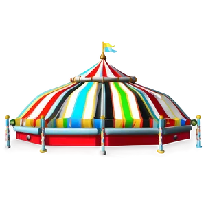 Festive Fairground Tent Png 06282024 PNG image