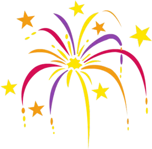Festive Firework Illustration