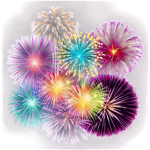 Festive Fireworks Png 05042024 PNG image
