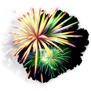 Festive Fireworks Png Rfl PNG image