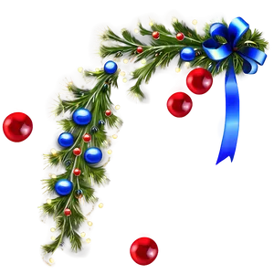 Festive Flourish Corner Png 06212024 PNG image