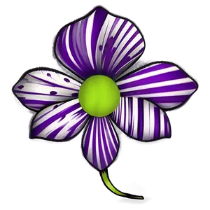 Festive Flower Sketch Png 06272024 PNG image