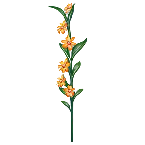 Festive Flower Stem PNG 06132024 PNG