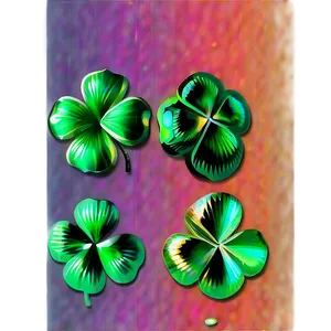 Festive Four Leaf Clover PNG 05252024 PNG