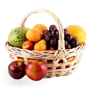 Festive Fruit Basket PNG Pdc