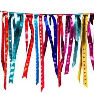 Festive Fun Party Streamers PNG Obi PNG