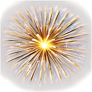 Festive Gold Fireworks Burst Png Qtl55 PNG image