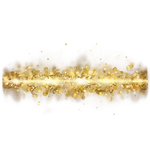 Festive Gold Sparkle PNG 06122024