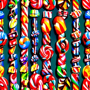 Festive Holiday Candy PNG 31