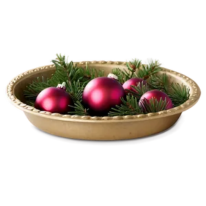 Festive Holiday Decor Tray PNG 81 PNG