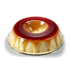 Festive Holiday Flan Recipe PNG Rpb