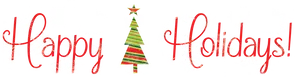 Festive Holiday Greeting Banner PNG image