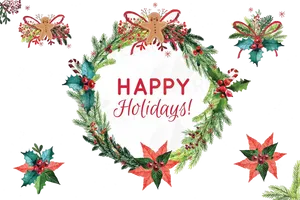 Festive Holiday Greeting Card Design