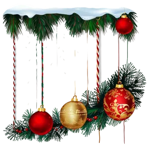 Festive Holiday Scene Drawing PNG Emr18