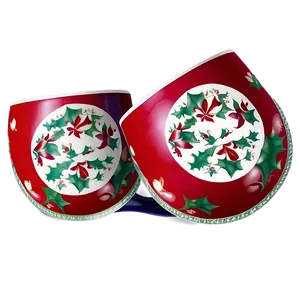 Festive Holiday Tea Cup PNG Fih