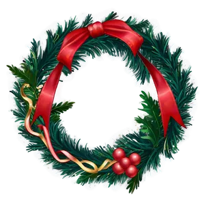 Festive Holiday Wreaths Png Lca PNG image